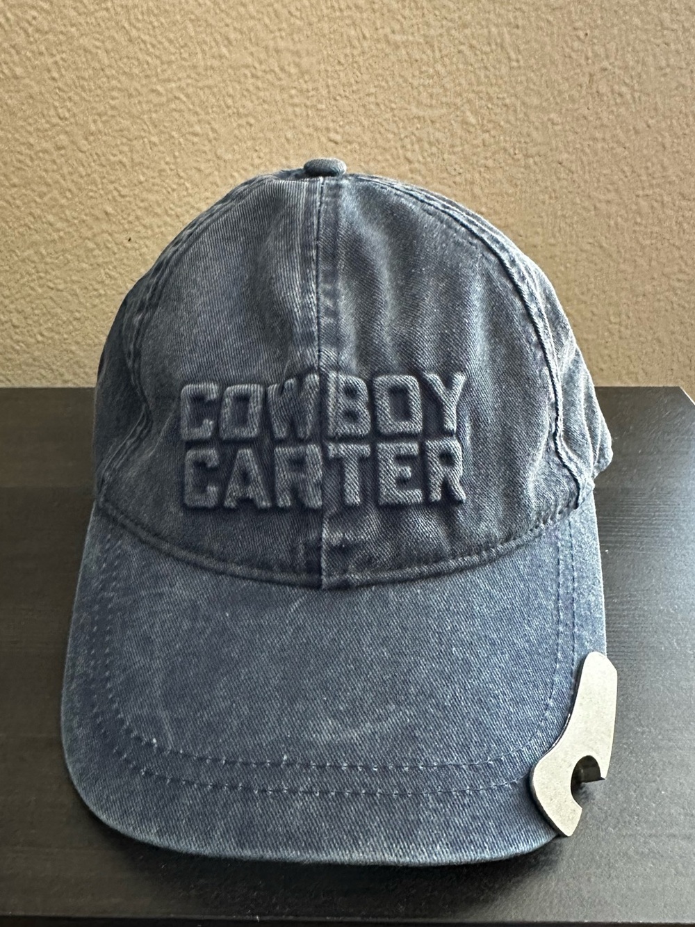 New•Rare Official Cowboy Carter Tour Vintage Rodeo Hat with Bottle Opener. - Picture 9 of 9